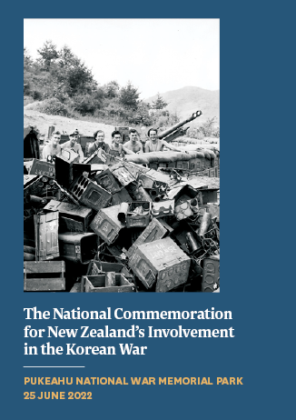 Cover of 2022 Korean War commemoration booklet