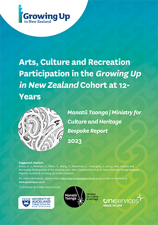 Growing Up in NZ 12 year-old report cover